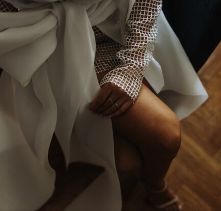 Photo knee-length dress