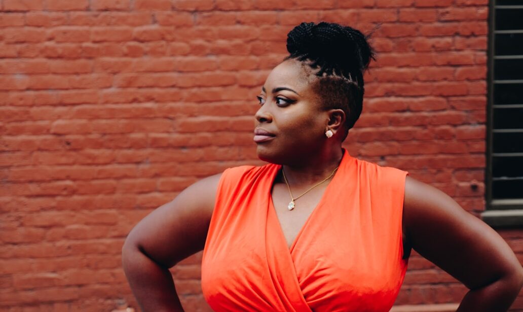 Photo plus size woman