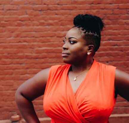 Photo plus size woman