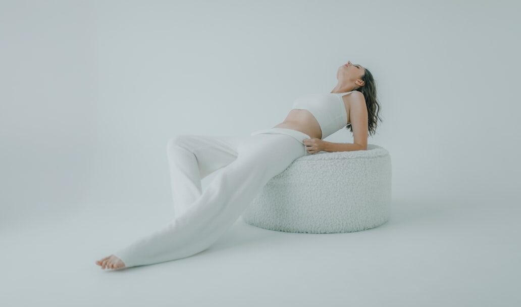 Photo high waist pants