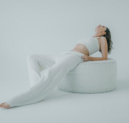 Photo high waist pants