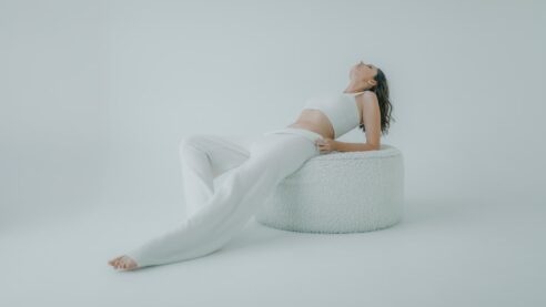 Photo high waist pants