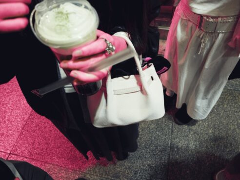 Photo trendy handbag